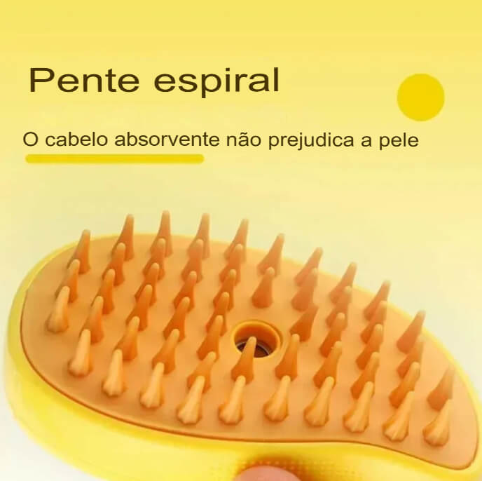 Escova Multifuncional para Animais de Estimação - Cuidados e Conforto para Seu Amigo Peludo