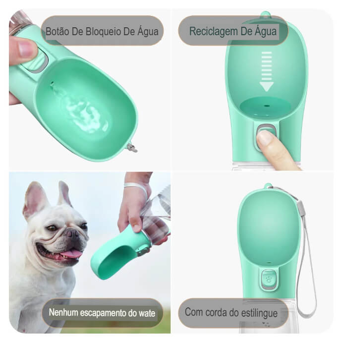 Garrafa de Água Portátil para Pets: Hidratação Prática em Qualquer Lugar!