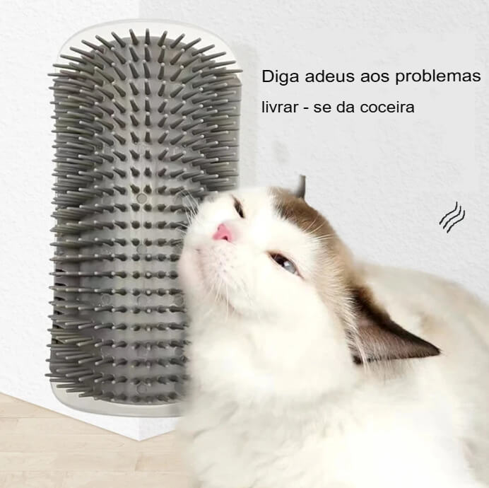 CatRelax – Massageador e Escova de Canto para Gatos!