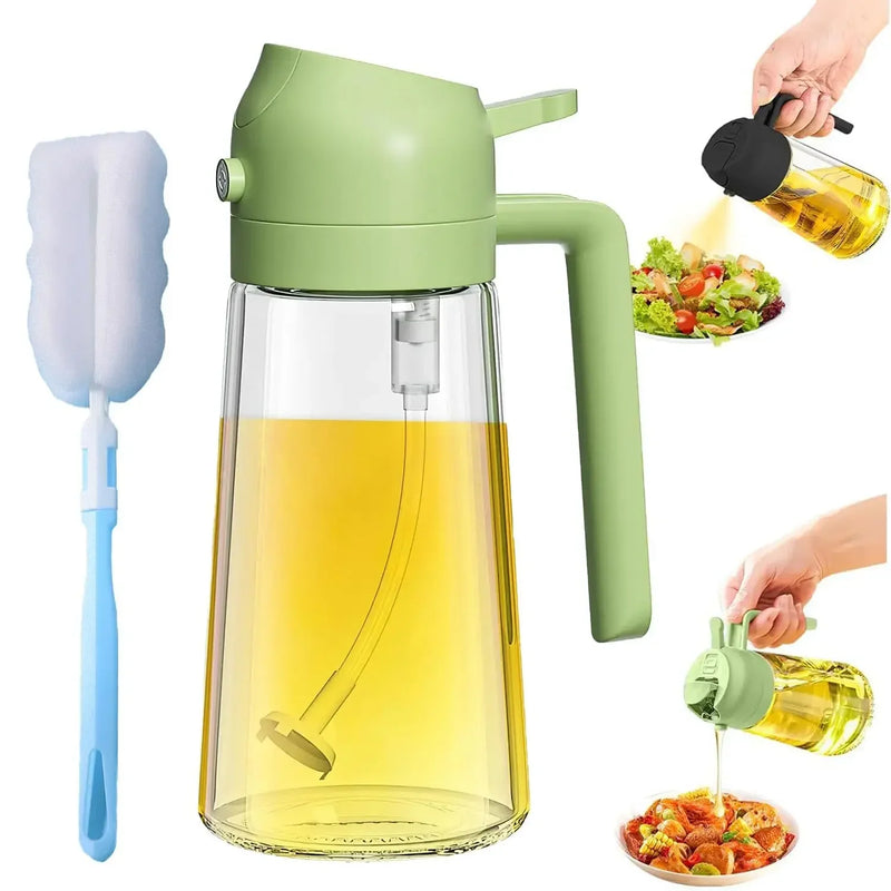 SprayChef Duo - O Pulverizador de Óleo 2 em 1 para Cozinha Prática e Saudável