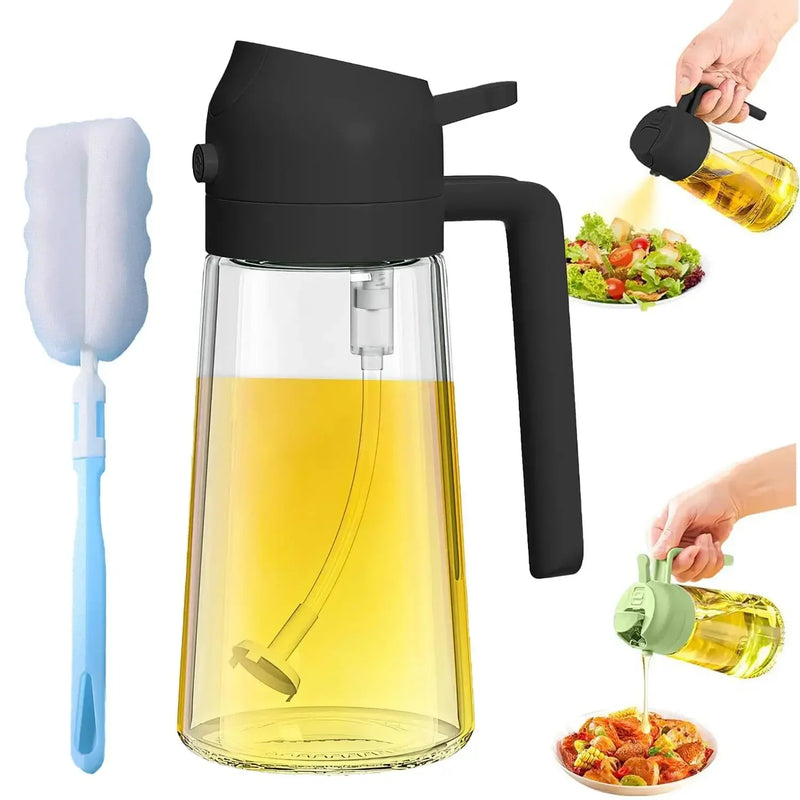 SprayChef Duo - O Pulverizador de Óleo 2 em 1 para Cozinha Prática e Saudável